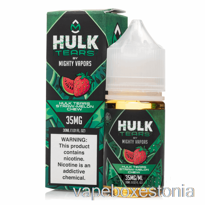 Vape Box Estonia Hulk Tears Straw Melon Chew - Hulk Tears Salts - 30ml 35mg